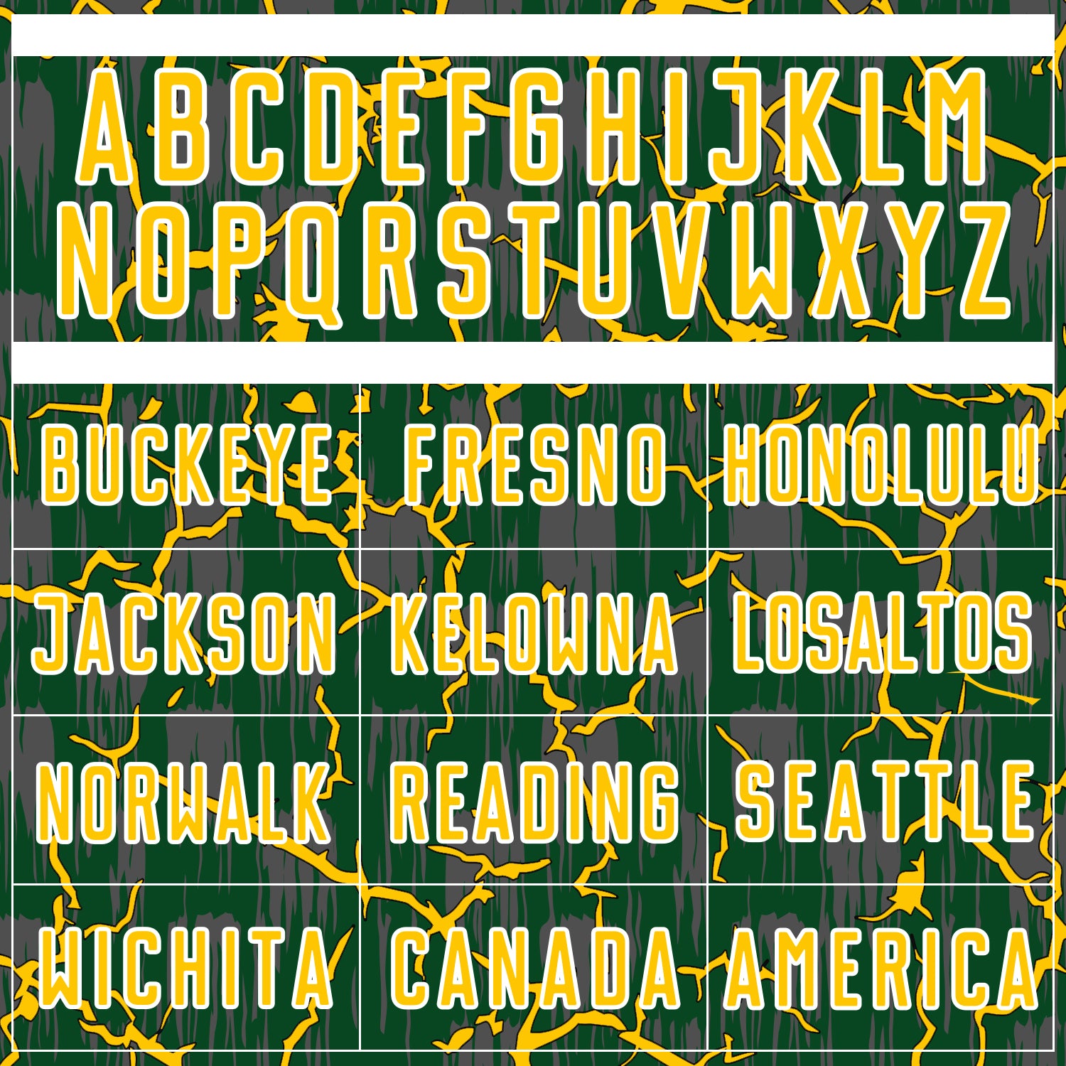 Custom Green Yellow-White Lightning Sublimation Soccer Uniform Jersey