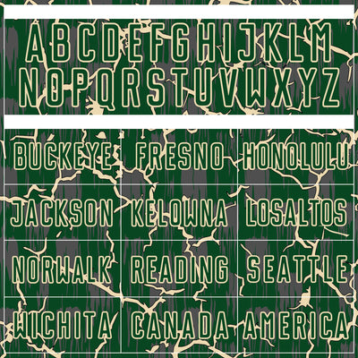 Custom Green Cream Lightning Sublimation Soccer Uniform Jersey