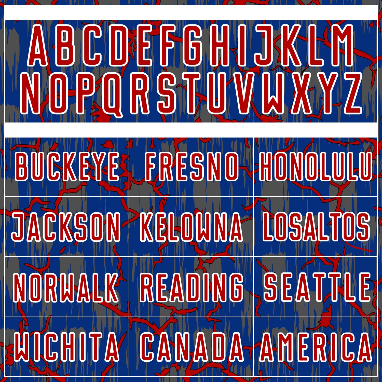 Custom Royal Red-White Lightning Sublimation Soccer Uniform Jersey