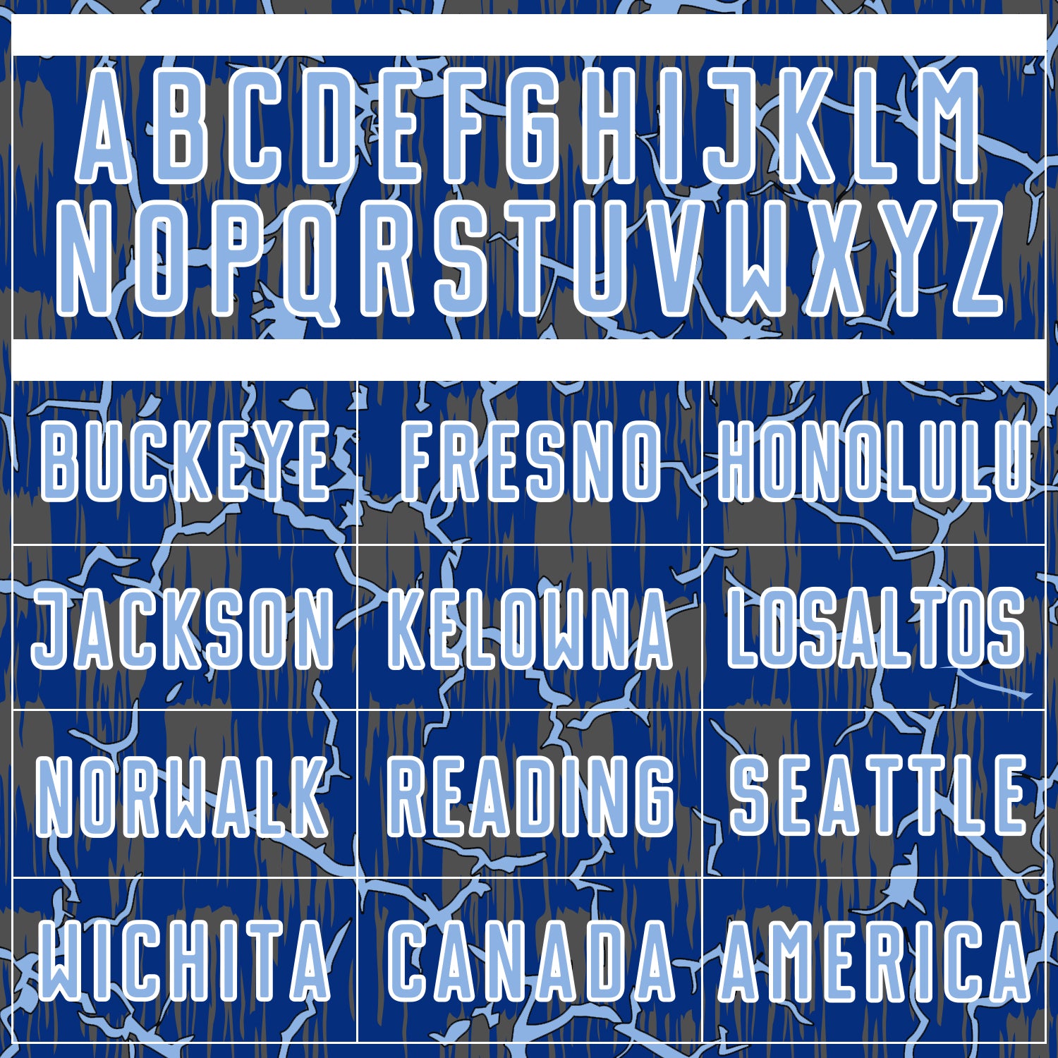 Custom Royal Light Blue-White Lightning Sublimation Soccer Uniform Jersey