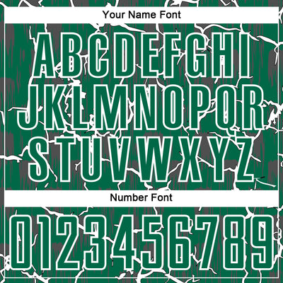 Custom Kelly Green White Lightning Sublimation Soccer Uniform Jersey