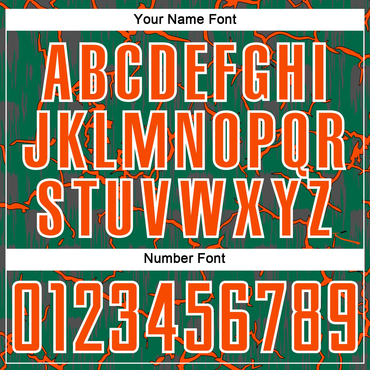 Custom Kelly Green Orange-White Lightning Sublimation Soccer Uniform Jersey