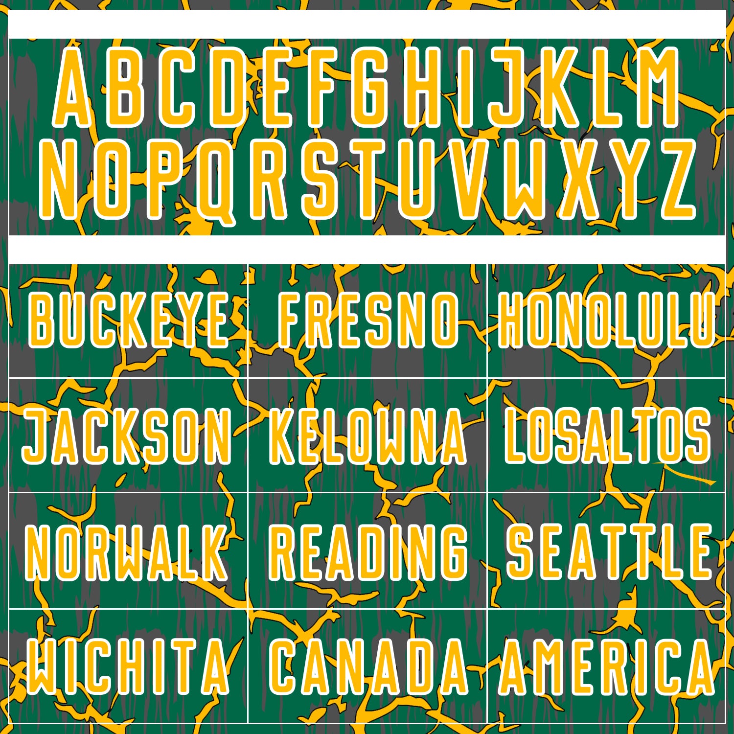 Custom Kelly Green Gold-White Lightning Sublimation Soccer Uniform Jersey