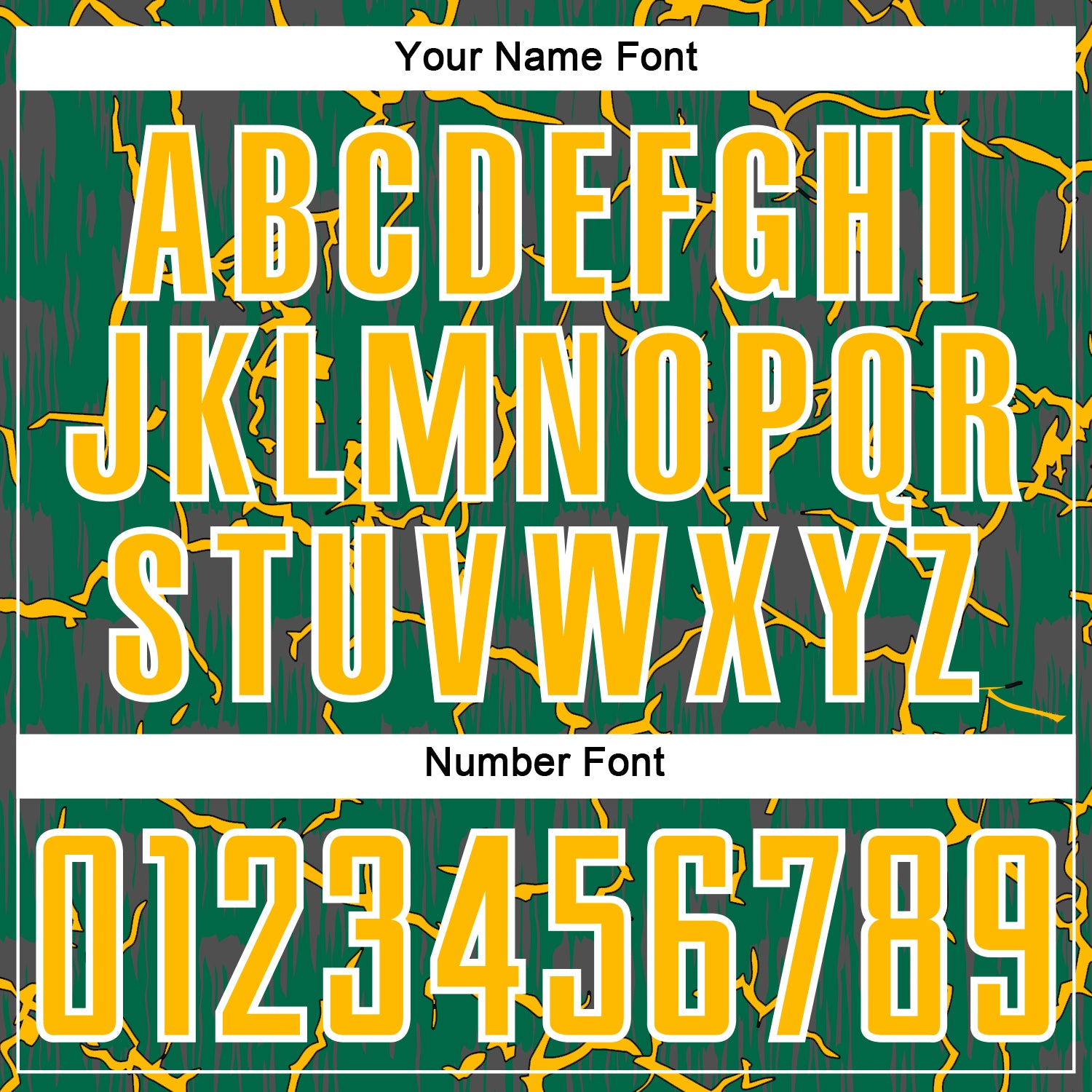 Custom Kelly Green Gold-White Lightning Sublimation Soccer Uniform Jersey