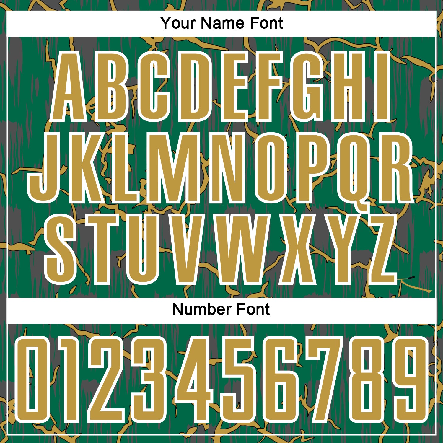 Custom Kelly Green Old Gold-White Lightning Sublimation Soccer Uniform Jersey