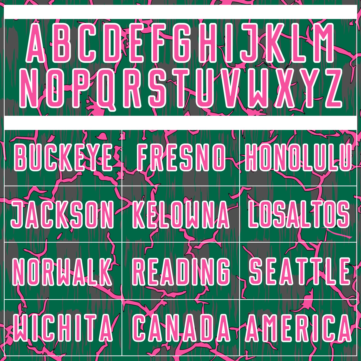 Custom Kelly Green Pink-White Lightning Sublimation Soccer Uniform Jersey