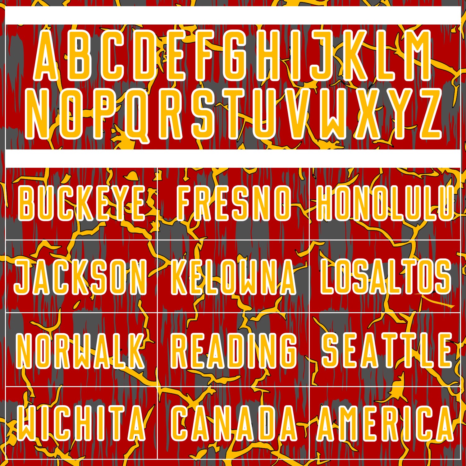 Custom Red Gold-White Lightning Sublimation Soccer Uniform Jersey