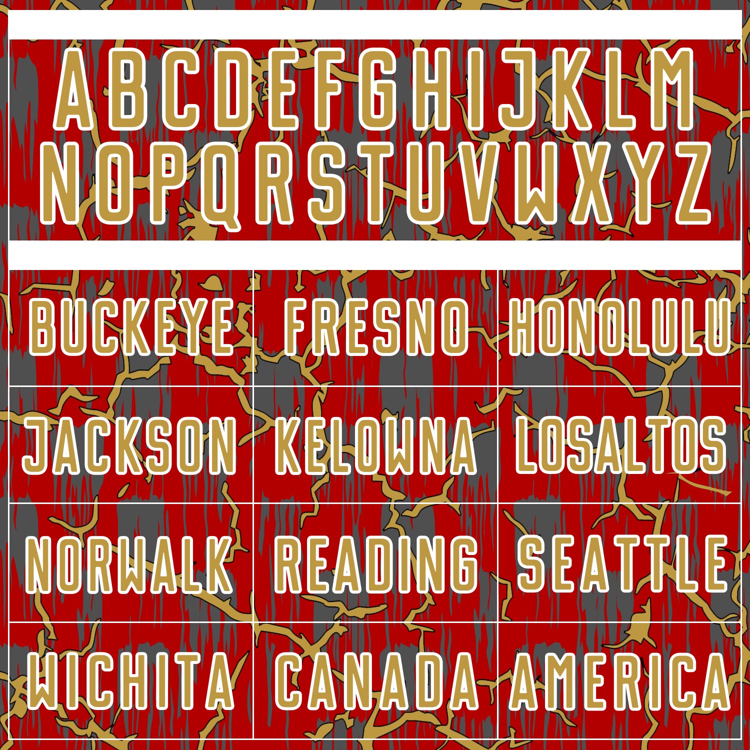 Custom Red Old Gold-White Lightning Sublimation Soccer Uniform Jersey