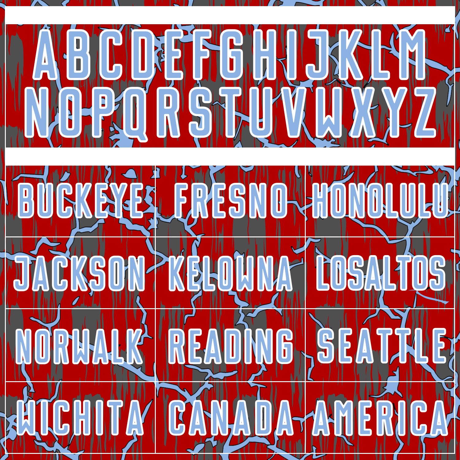 Custom Red Light Blue-White Lightning Sublimation Soccer Uniform Jersey