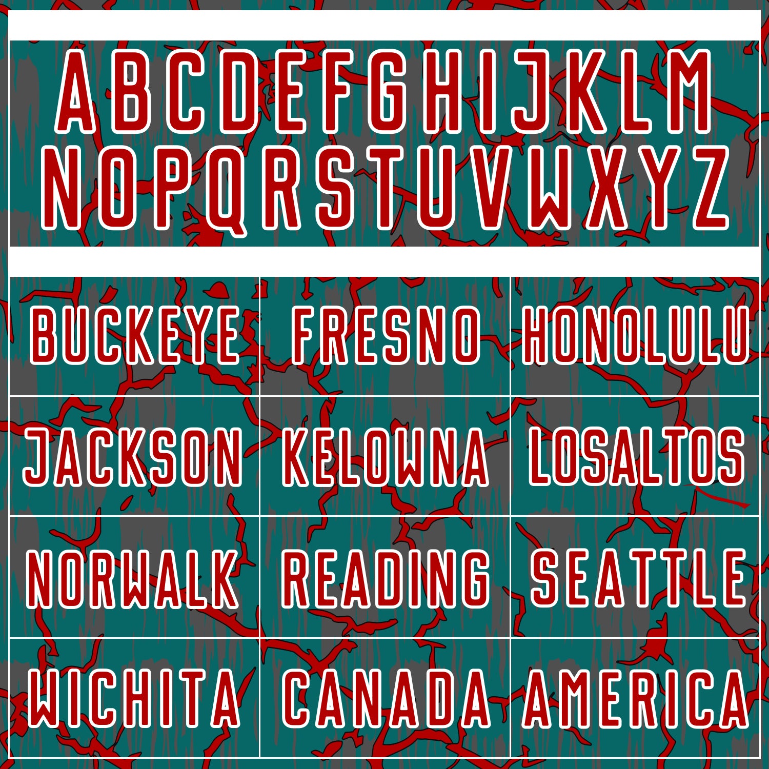 Custom Teal Red-White Lightning Sublimation Soccer Uniform Jersey