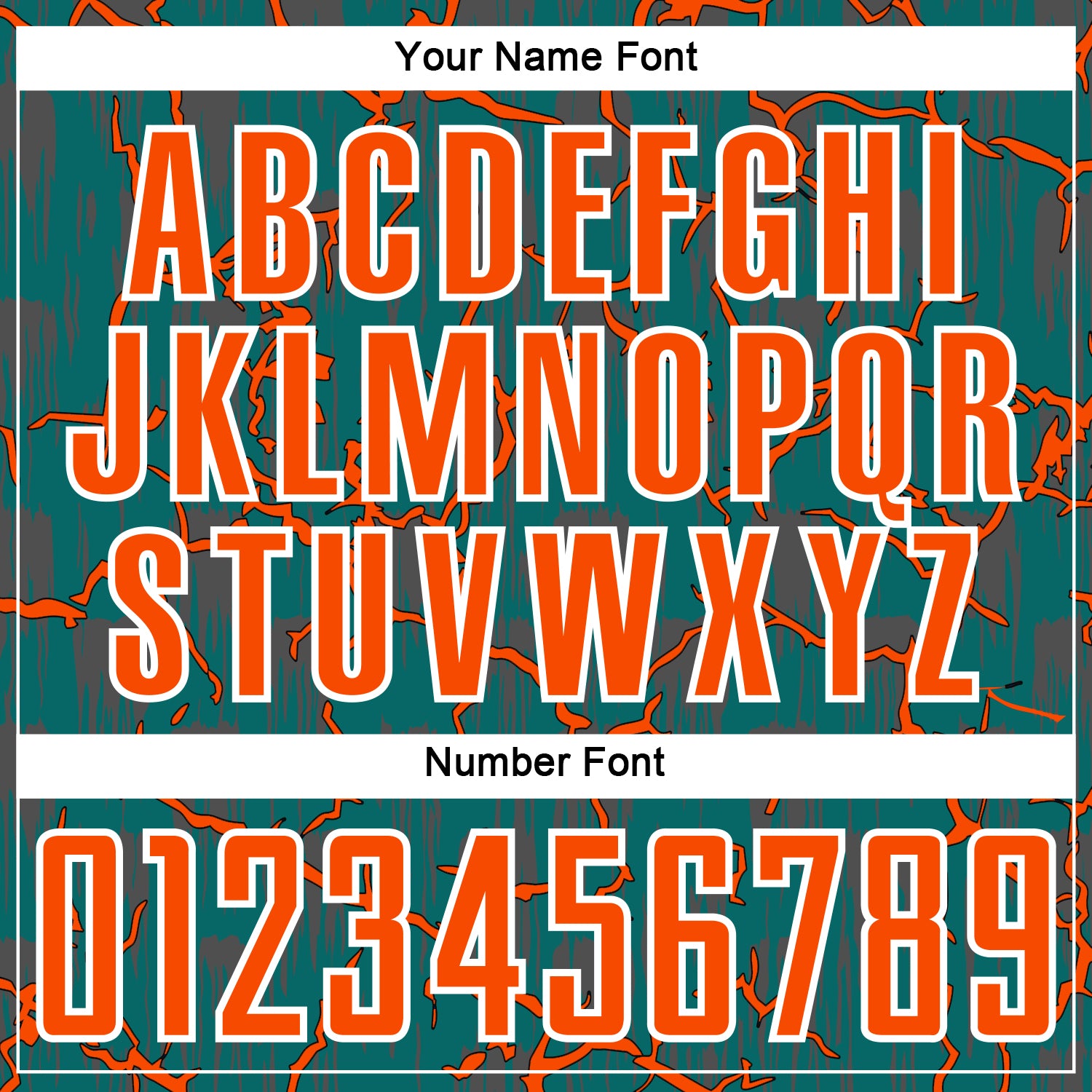 Custom Teal Orange-White Lightning Sublimation Soccer Uniform Jersey