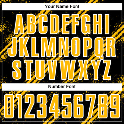 Custom Black Gold-White Abstract Fragment Art Splash Sublimation Soccer Uniform Jersey