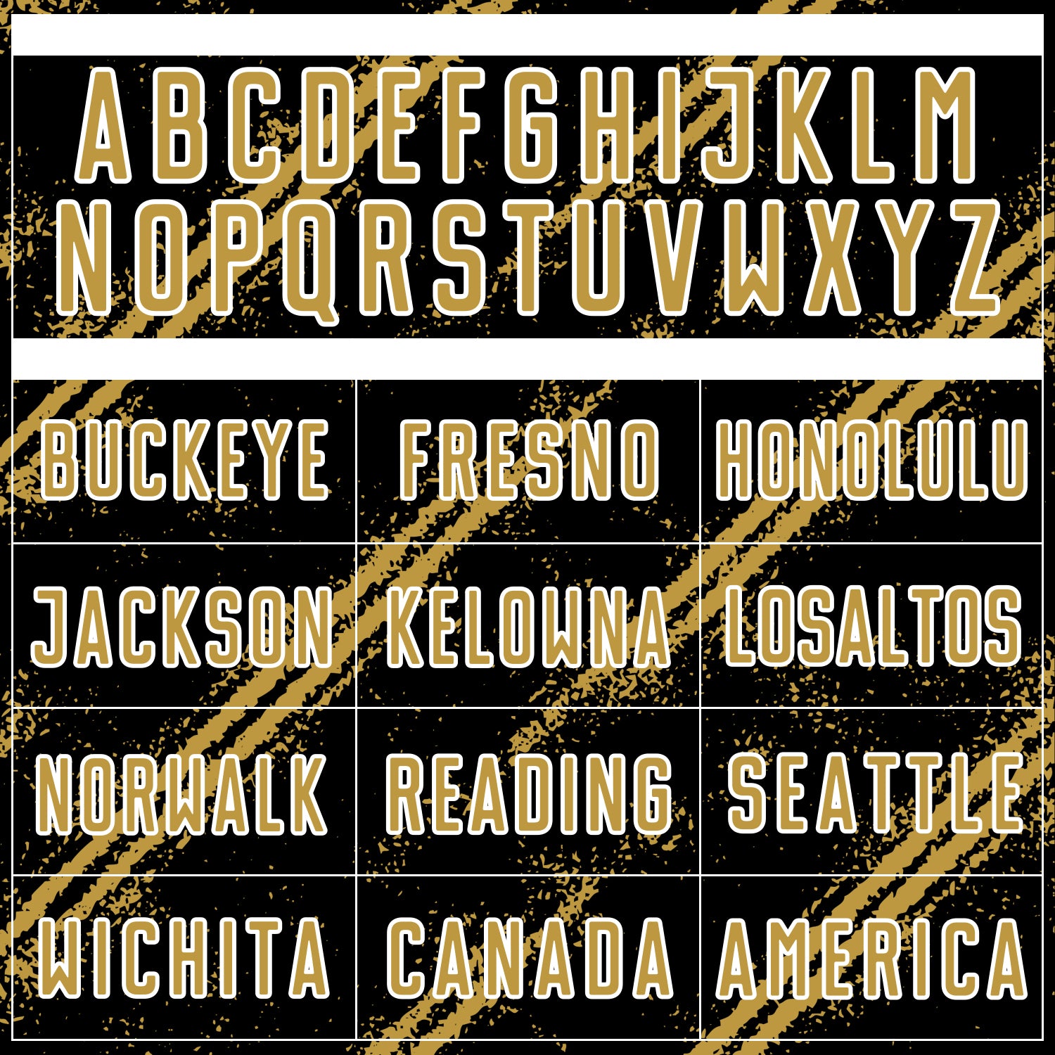 Custom Black Old Gold-White Abstract Fragment Art Splash Sublimation Soccer Uniform Jersey