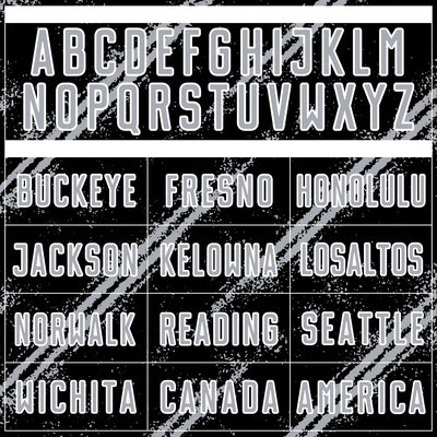 Custom Black Gray-White Abstract Fragment Art Splash Sublimation Soccer Uniform Jersey