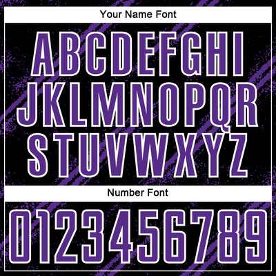 Custom Black Purple-White Abstract Fragment Art Splash Sublimation Soccer Uniform Jersey