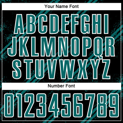 Custom Black Teal-White Abstract Fragment Art Splash Sublimation Soccer Uniform Jersey