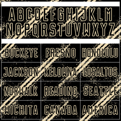 Custom Black Cream Abstract Fragment Art Splash Sublimation Soccer Uniform Jersey