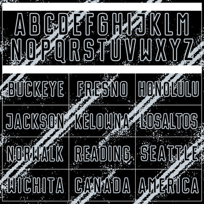 Custom Black Silver Abstract Fragment Art Splash Sublimation Soccer Uniform Jersey