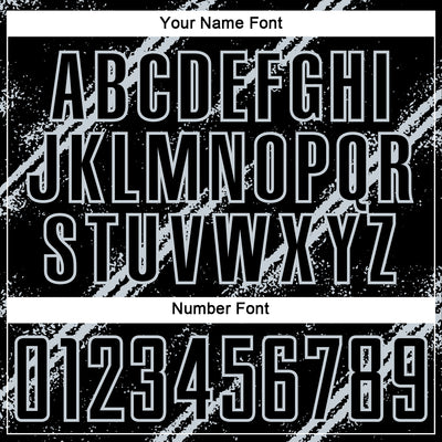 Custom Black Silver Abstract Fragment Art Splash Sublimation Soccer Uniform Jersey