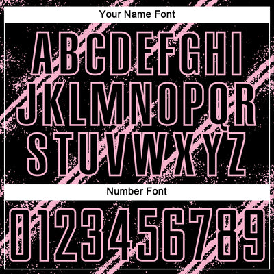 Custom Black Light Pink Abstract Fragment Art Splash Sublimation Soccer Uniform Jersey