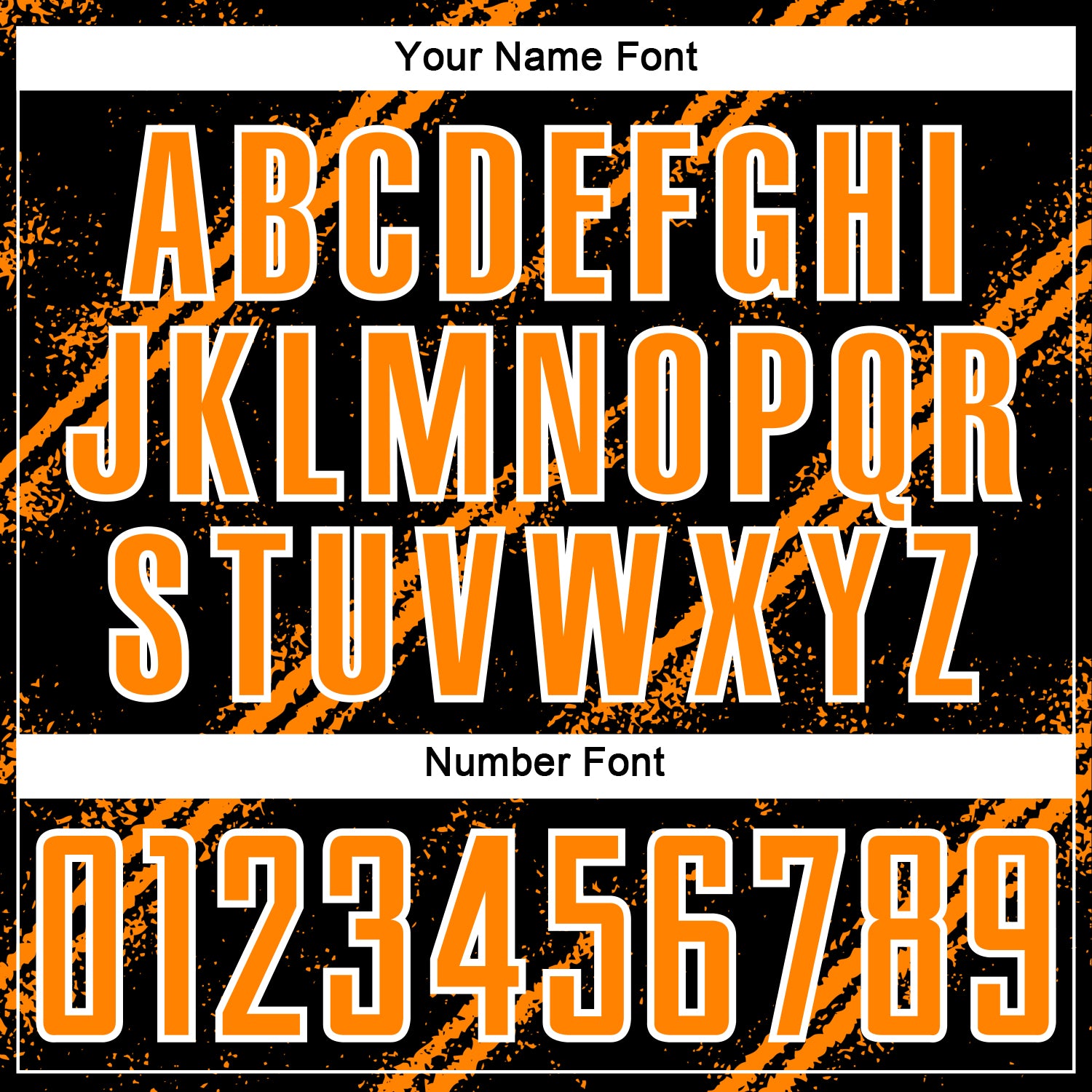 Custom Black Bay Orange-White Abstract Fragment Art Splash Sublimation Soccer Uniform Jersey