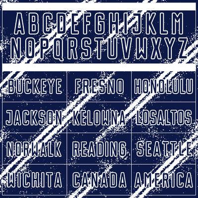 Custom Navy White Abstract Fragment Art Splash Sublimation Soccer Uniform Jersey