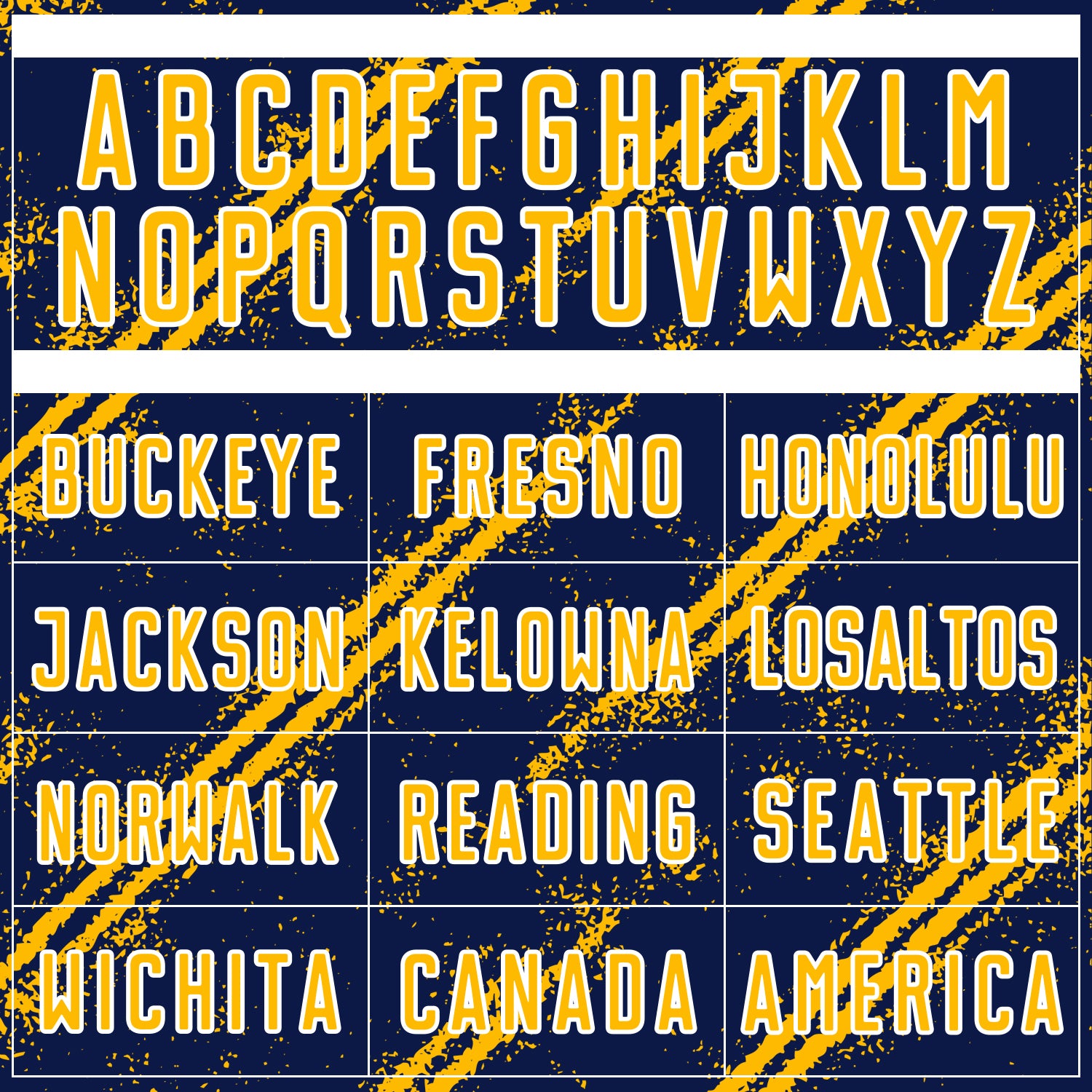 Custom Navy Gold-White Abstract Fragment Art Splash Sublimation Soccer Uniform Jersey