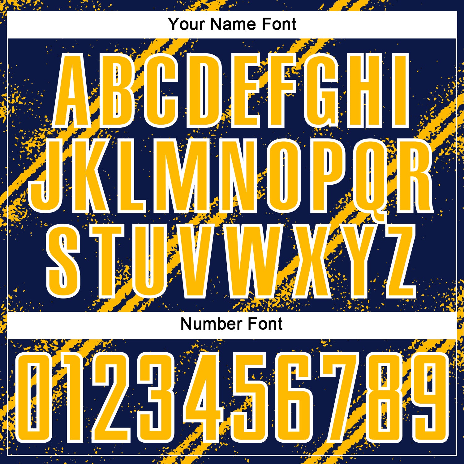 Custom Navy Gold-White Abstract Fragment Art Splash Sublimation Soccer Uniform Jersey