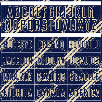 Custom Navy Cream Abstract Fragment Art Splash Sublimation Soccer Uniform Jersey