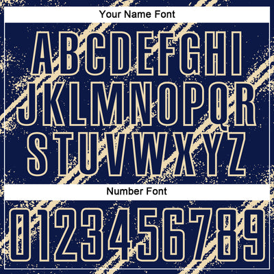 Custom Navy Cream Abstract Fragment Art Splash Sublimation Soccer Uniform Jersey