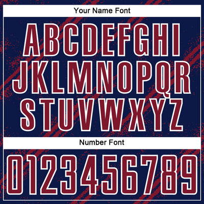 Custom Navy Crimson-White Abstract Fragment Art Splash Sublimation Soccer Uniform Jersey