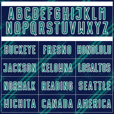 Custom Navy Teal-White Abstract Fragment Art Splash Sublimation Soccer Uniform Jersey