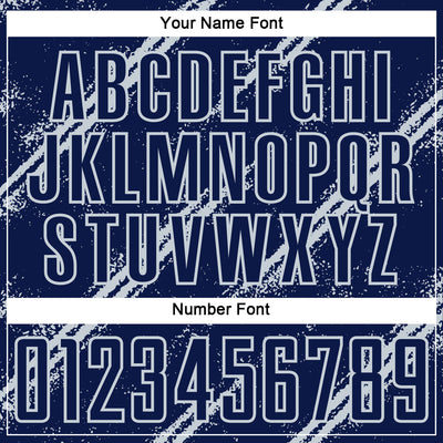 Custom Navy Silver Abstract Fragment Art Splash Sublimation Soccer Uniform Jersey