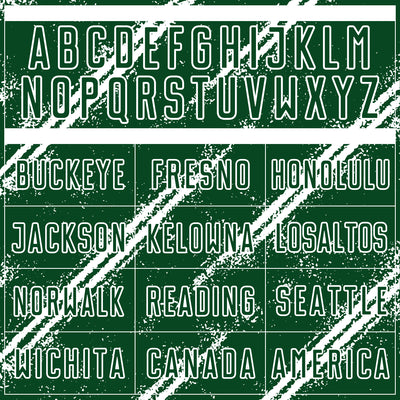 Custom Green White Abstract Fragment Art Splash Sublimation Soccer Uniform Jersey