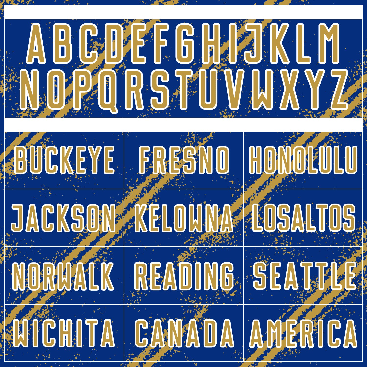 Custom Royal Old Gold-White Abstract Fragment Art Splash Sublimation Soccer Uniform Jersey