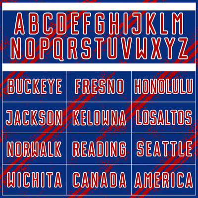 Custom Royal Red-White Abstract Fragment Art Splash Sublimation Soccer Uniform Jersey