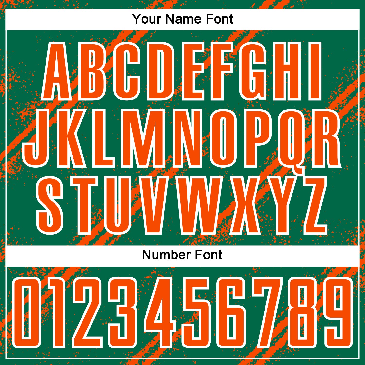 Custom Kelly Green Orange-White Abstract Fragment Art Splash Sublimation Soccer Uniform Jersey