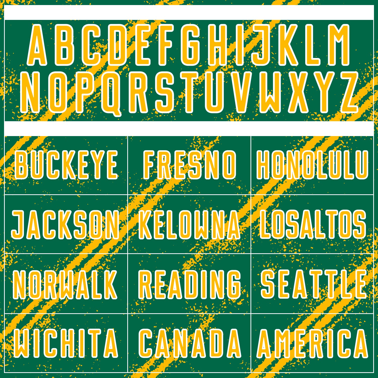 Custom Kelly Green Gold-White Abstract Fragment Art Splash Sublimation Soccer Uniform Jersey