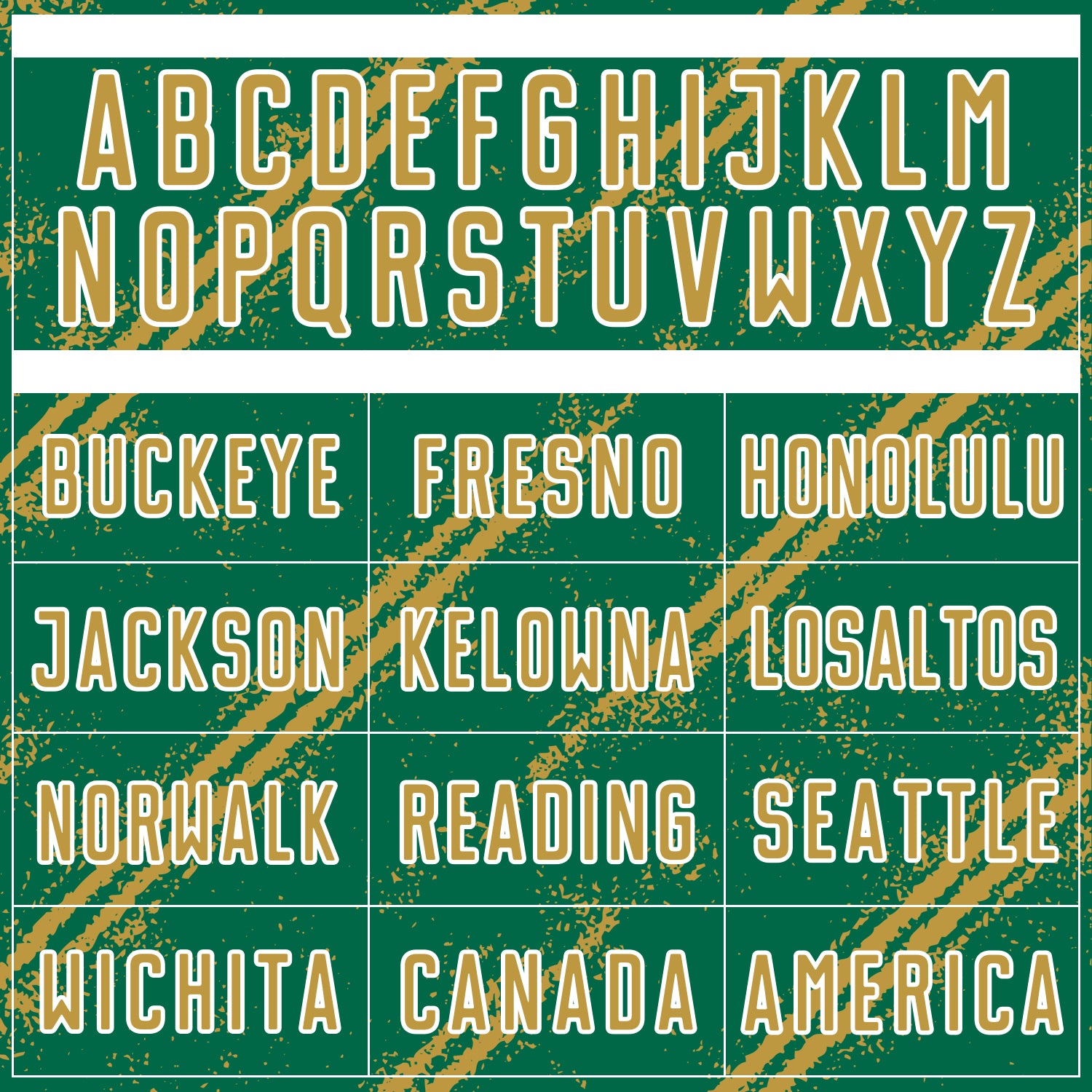 Custom Kelly Green Old Gold-White Abstract Fragment Art Splash Sublimation Soccer Uniform Jersey