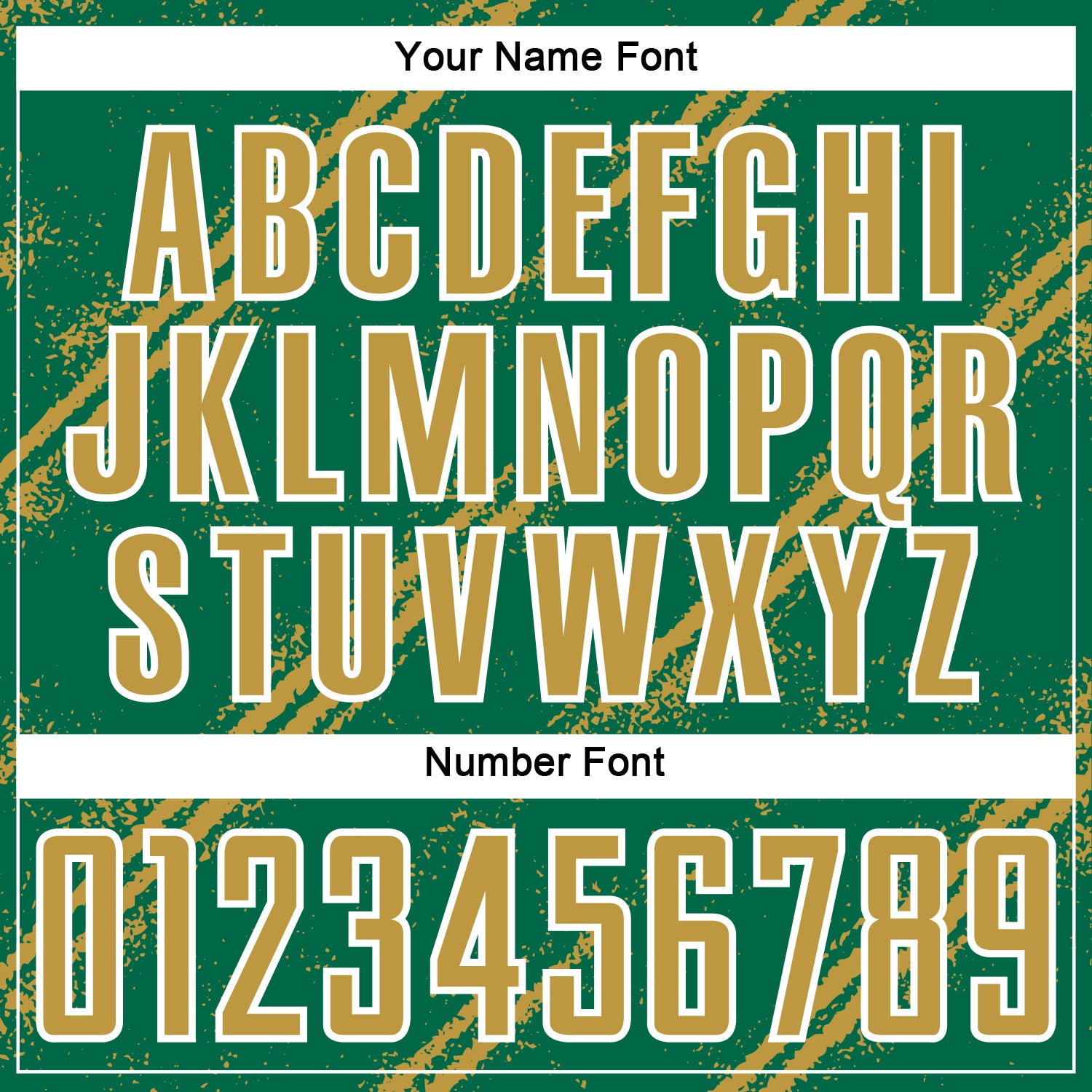 Custom Kelly Green Old Gold-White Abstract Fragment Art Splash Sublimation Soccer Uniform Jersey