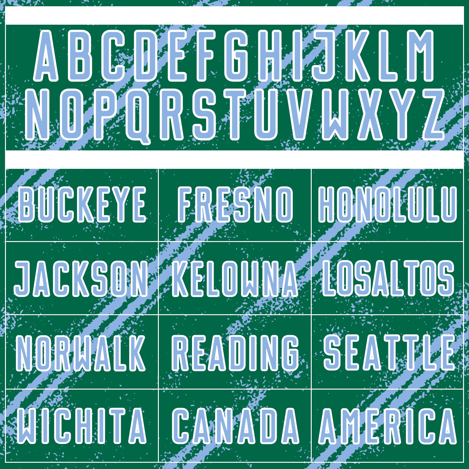 Custom Kelly Green Light Blue-White Abstract Fragment Art Splash Sublimation Soccer Uniform Jersey