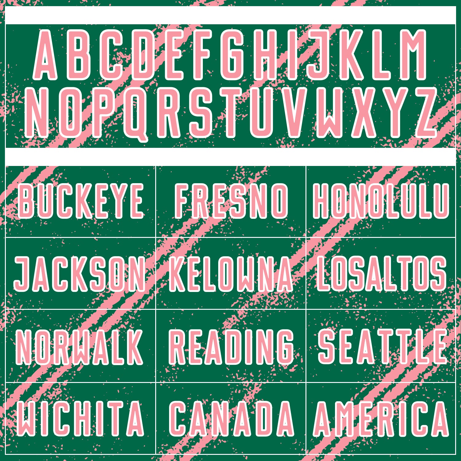 Custom Kelly Green Medium Pink-White Abstract Fragment Art Splash Sublimation Soccer Uniform Jersey