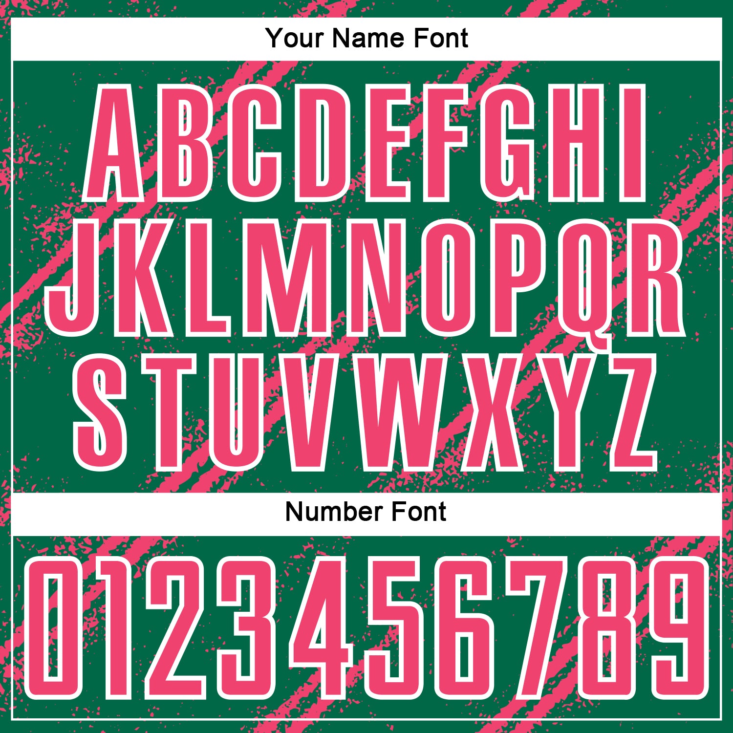 Custom Kelly Green Neon Pink-White Abstract Fragment Art Splash Sublimation Soccer Uniform Jersey