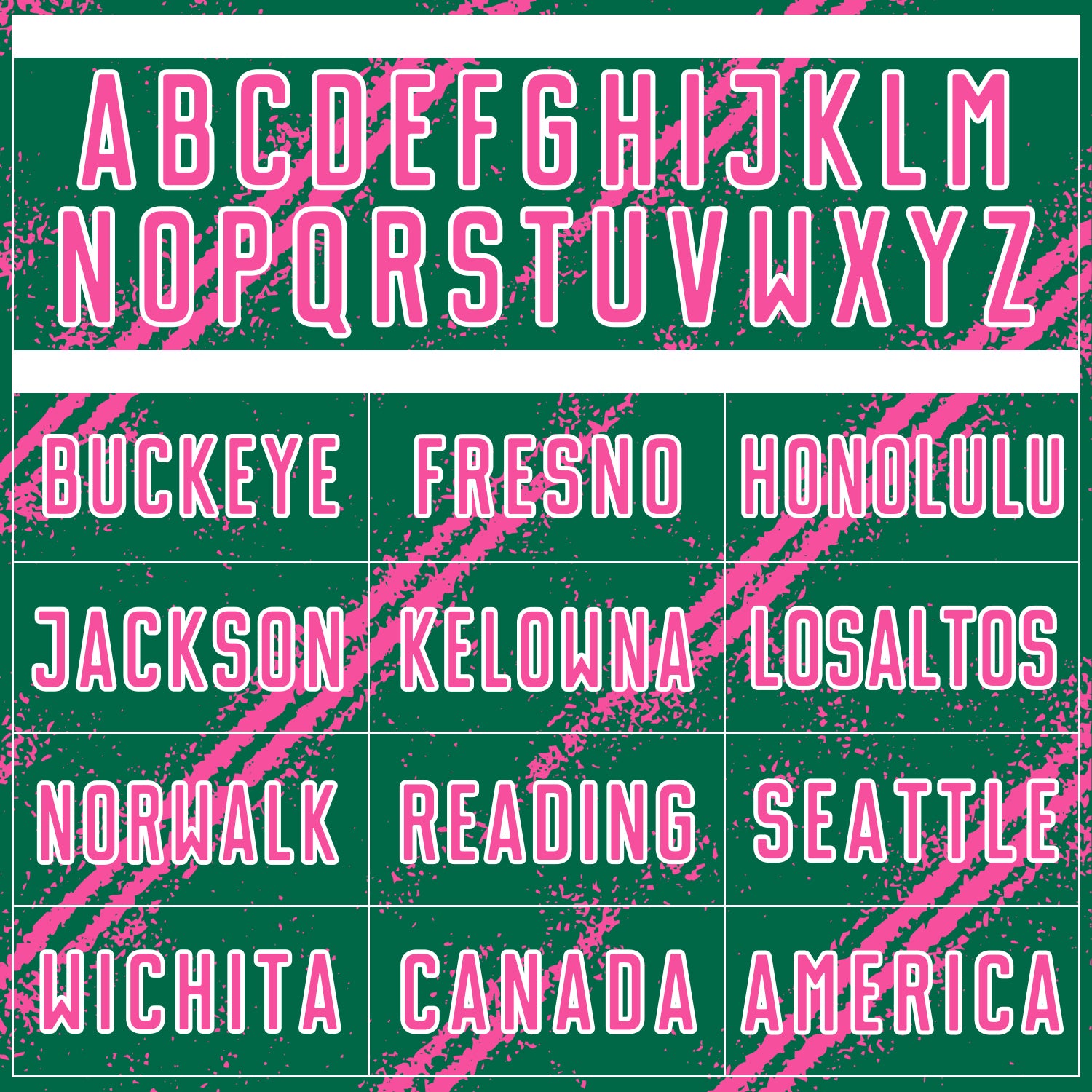 Custom Kelly Green Pink-White Abstract Fragment Art Splash Sublimation Soccer Uniform Jersey