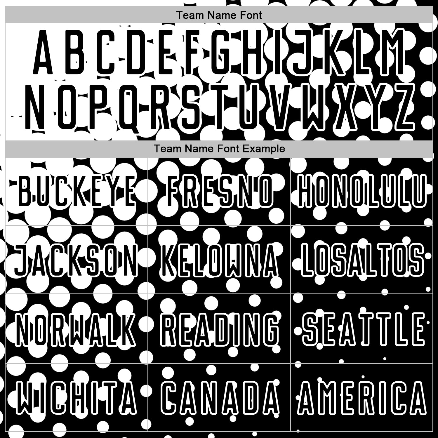 Custom Black White Modern Polka Dot Sublimation Soccer Uniform Jersey