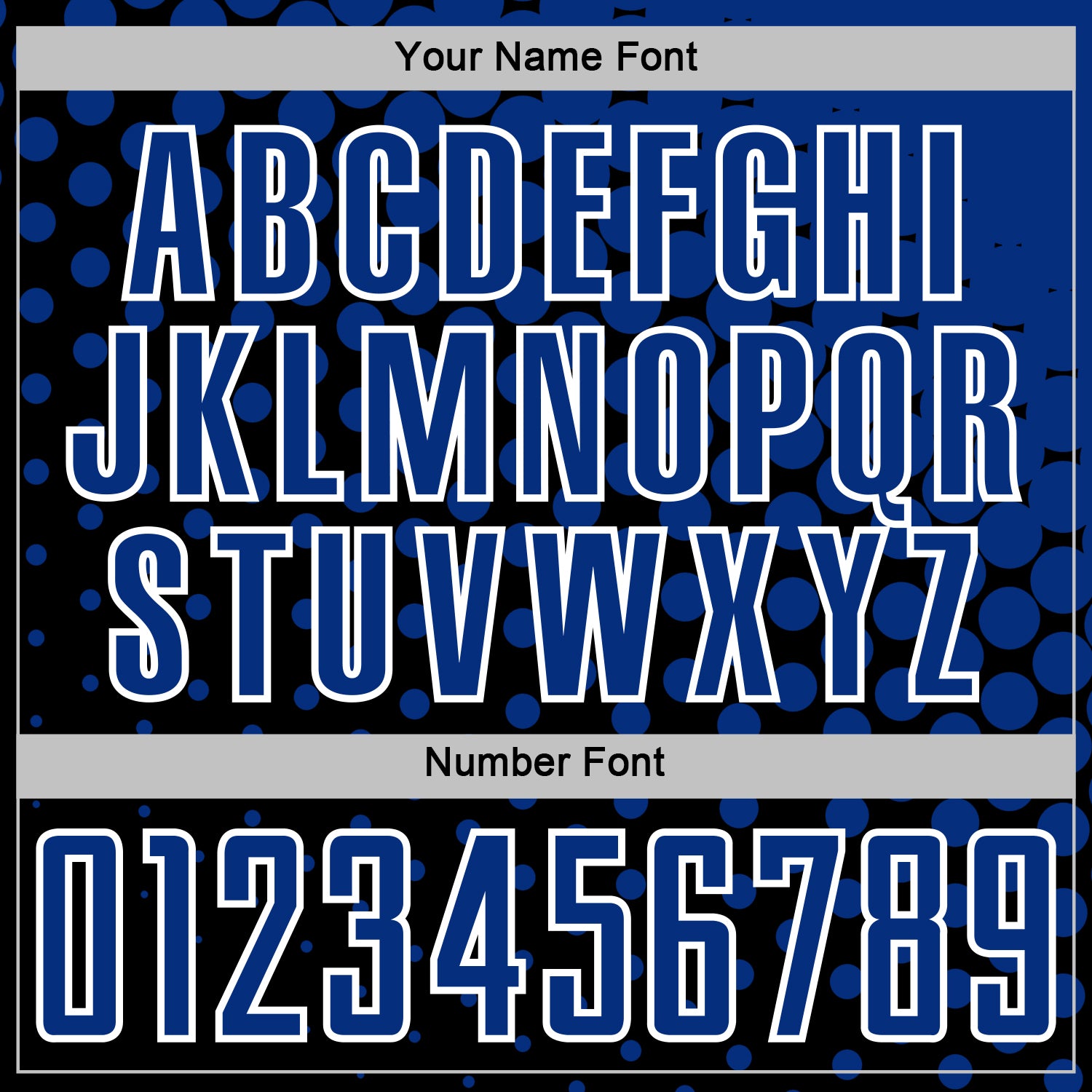 Custom Black Royal-White Modern Polka Dot Sublimation Soccer Uniform Jersey