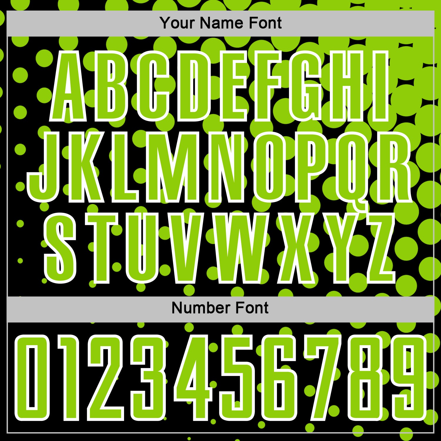 Custom Black Neon Green-White Modern Polka Dot Sublimation Soccer Uniform Jersey