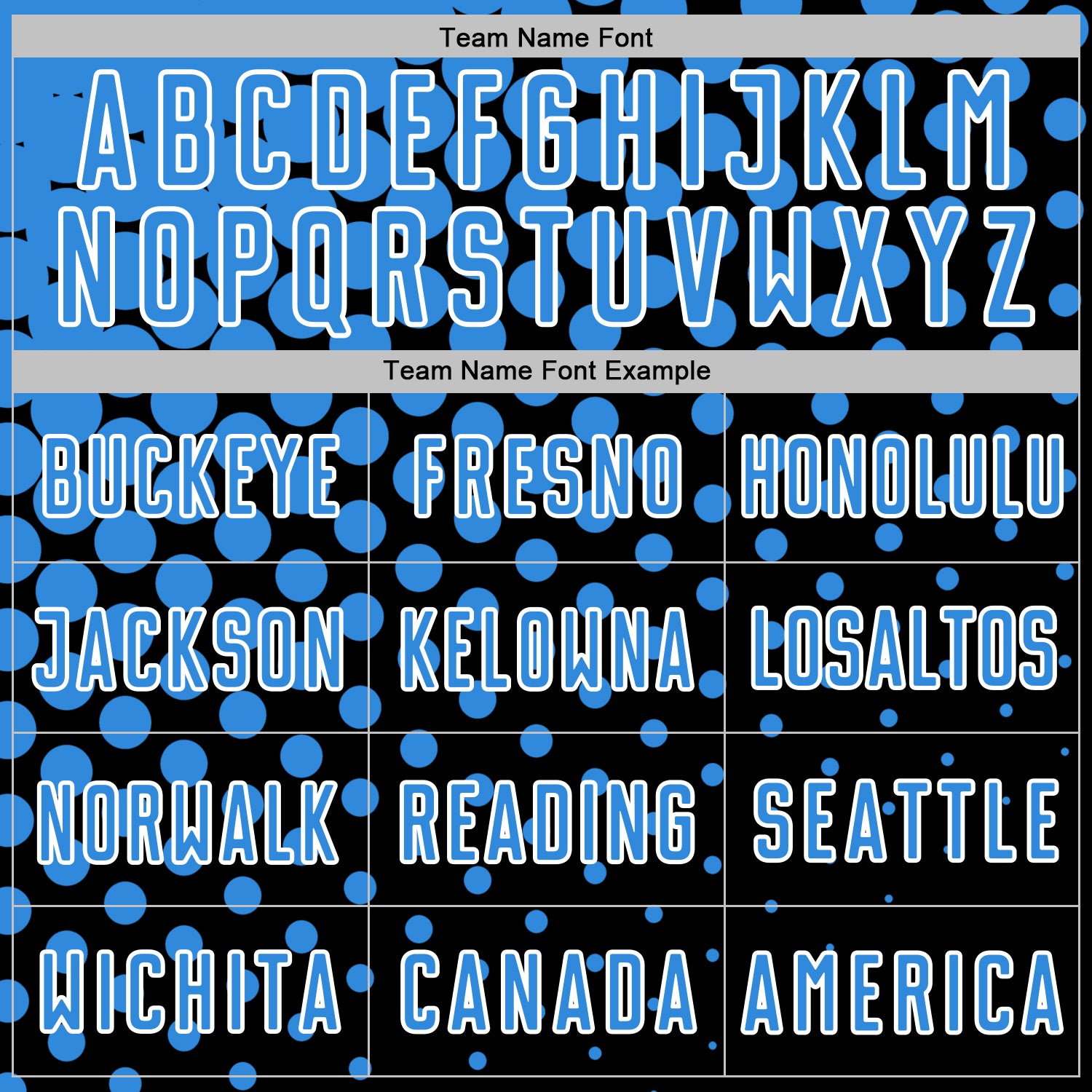 Custom Black Powder Blue-White Modern Polka Dot Sublimation Soccer Uniform Jersey