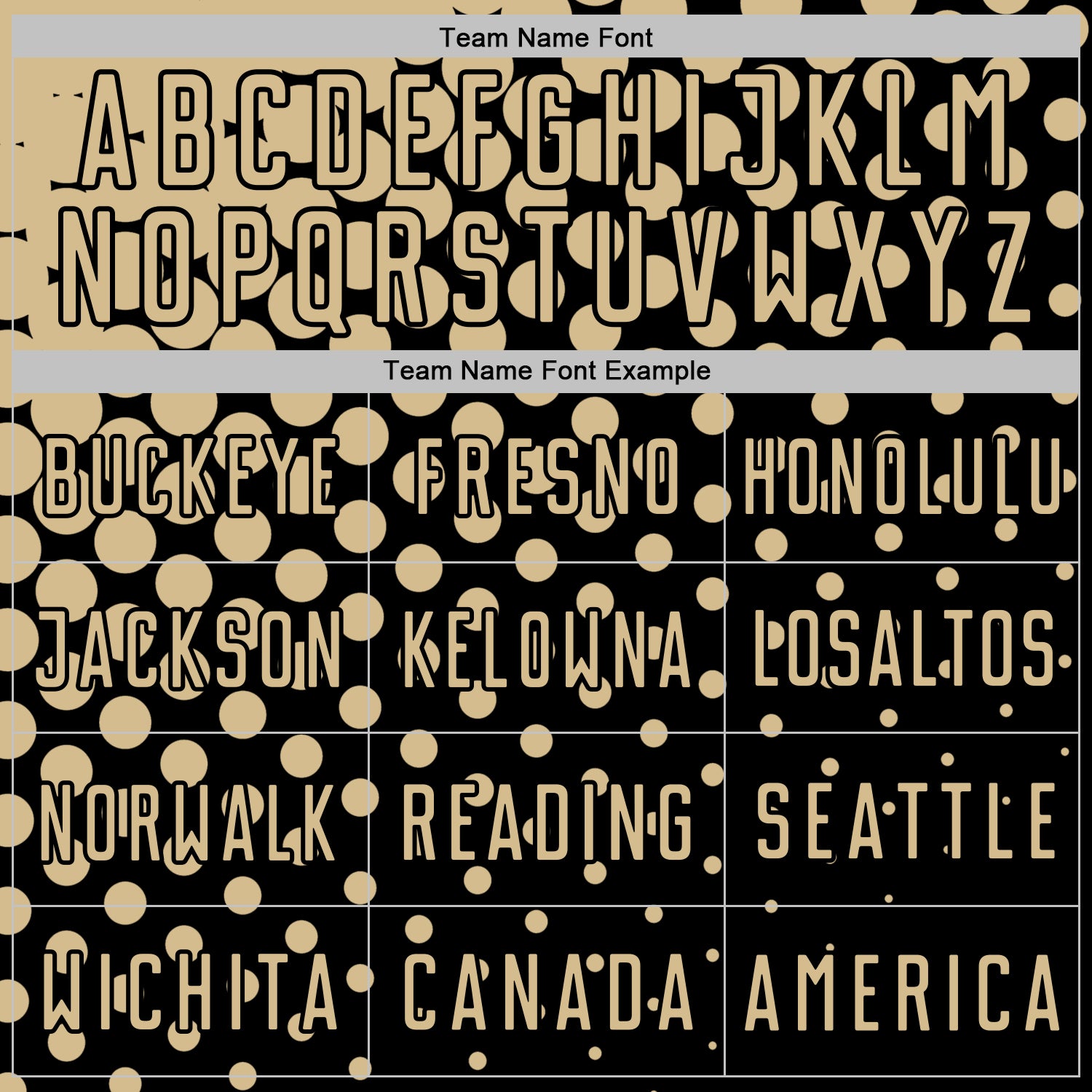 Custom Black Vegas Gold Modern Polka Dot Sublimation Soccer Uniform Jersey