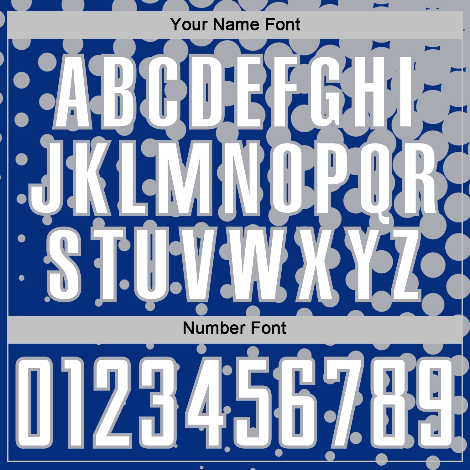 Custom Royal White-Gray Modern Polka Dot Sublimation Soccer Uniform Jersey